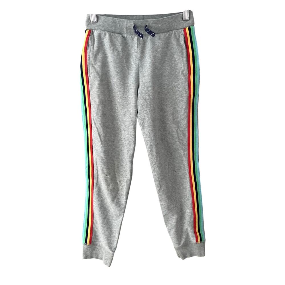 Primary Heather Gray Rainbow Stripe Joggers 8 PLAY